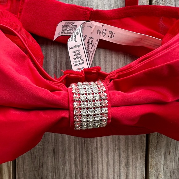 NWT VICTORIA'S SECRET DREAM ANGELS Wicked Bow Balconette Bra 36C - Picture 5 of 9